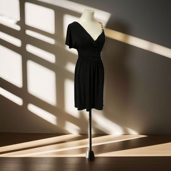 Muse Stunning NWOT Black Dress - Picture 4 of 12